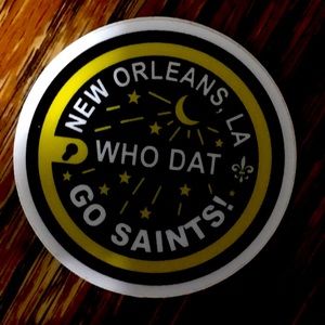 NEW ORLEANS SAINTS SMALL STICKER